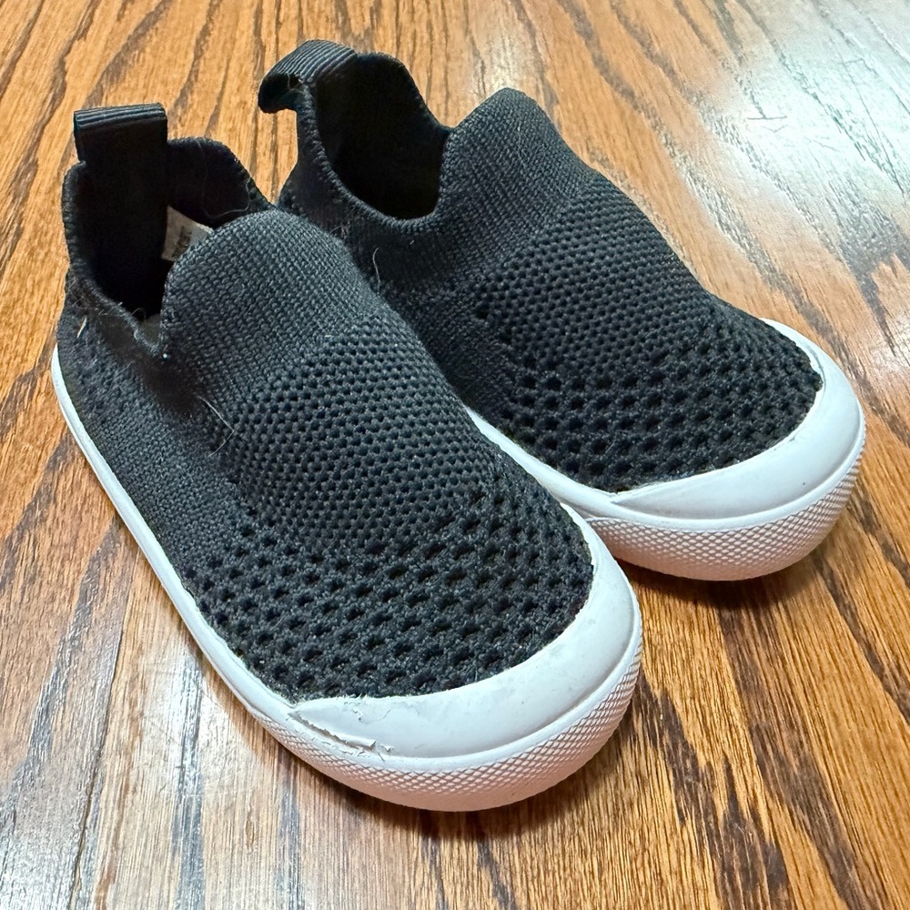 Meckior Breathable Mesh Lightweight Shoes Non Slip Soft Sole Baby Black 5